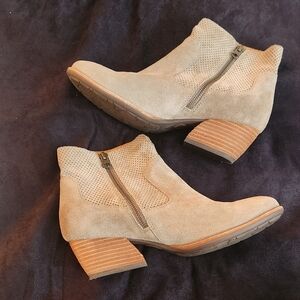 Kork-Ease Suede Booties